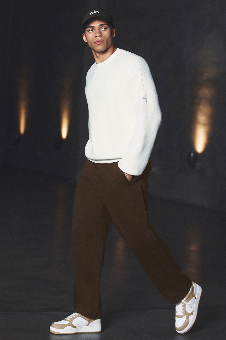 Edition Sueded Straight Leg Pant - Espresso - Image 5