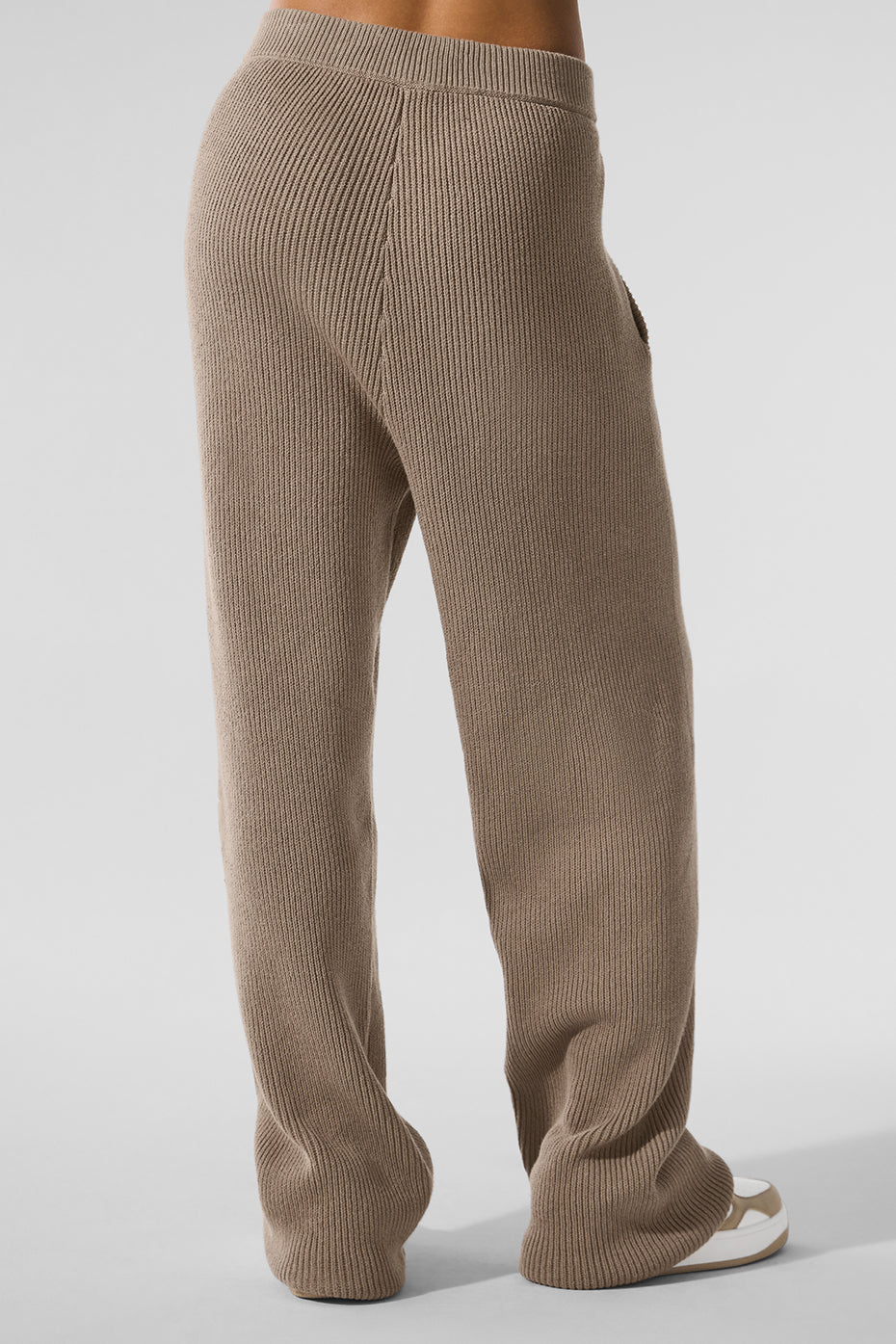 Domain Rib Knit Sweatpant - Gravel - Image 3