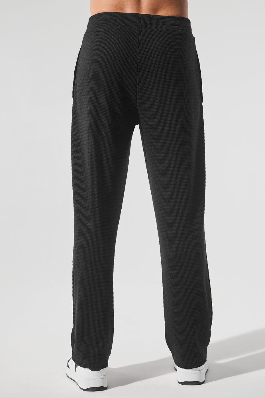 Elevate Waffle Straight Leg Pant - Black - Image 3