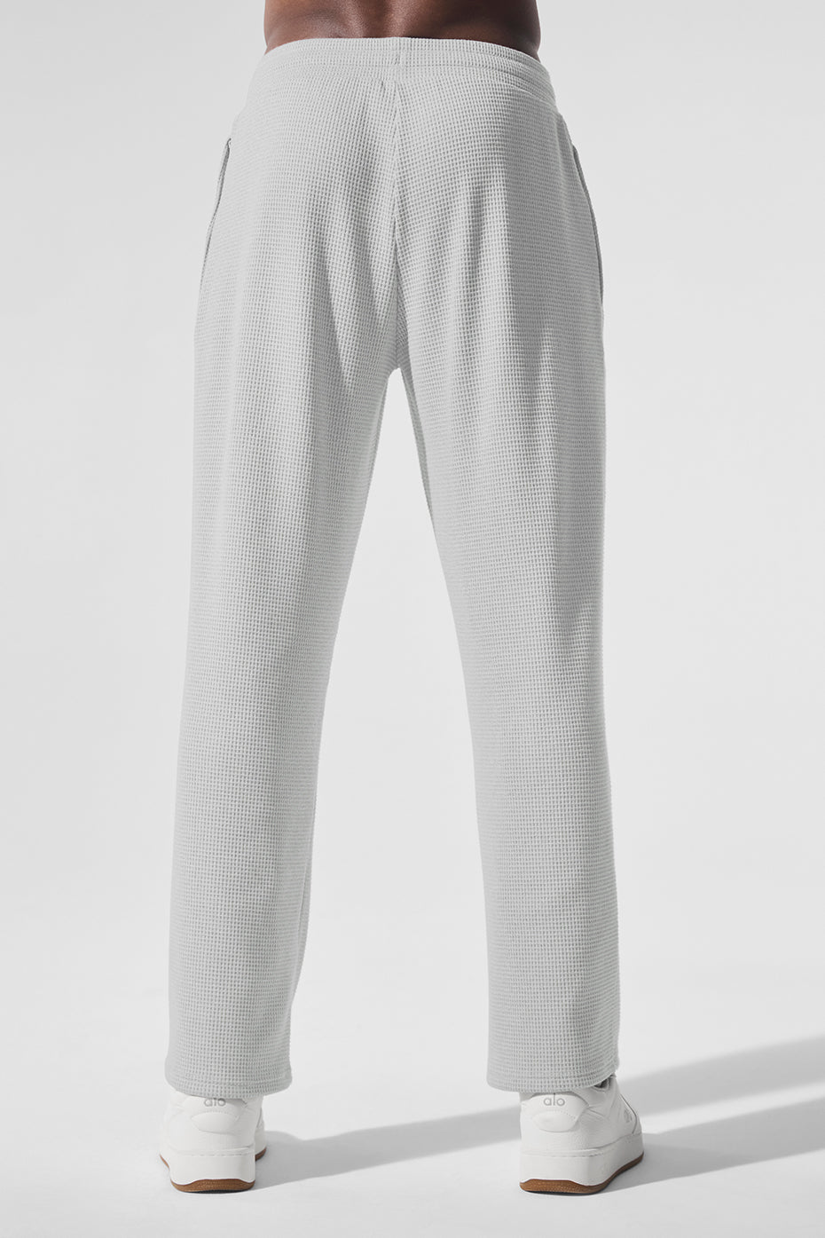 Elevate Waffle Straight Leg Pant - Athletic Heather Grey - Image 3