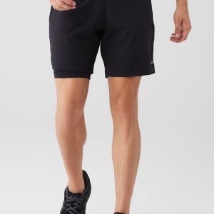 7 Unity 2-In-1 Short - Black/Black