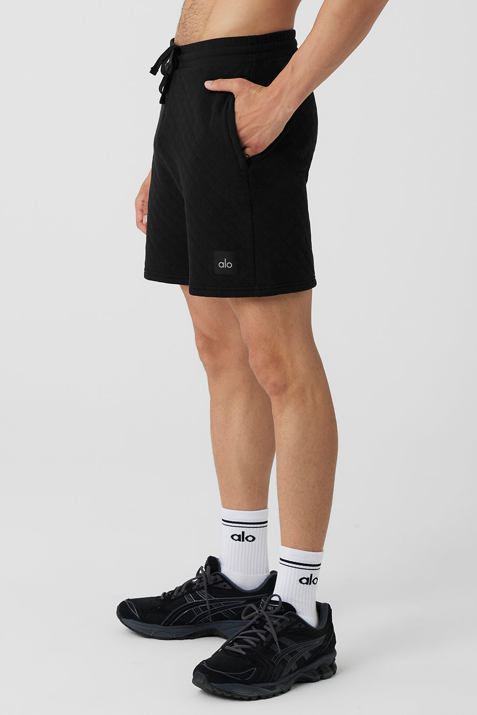 Quilted Stadium Short - Black - Image 3