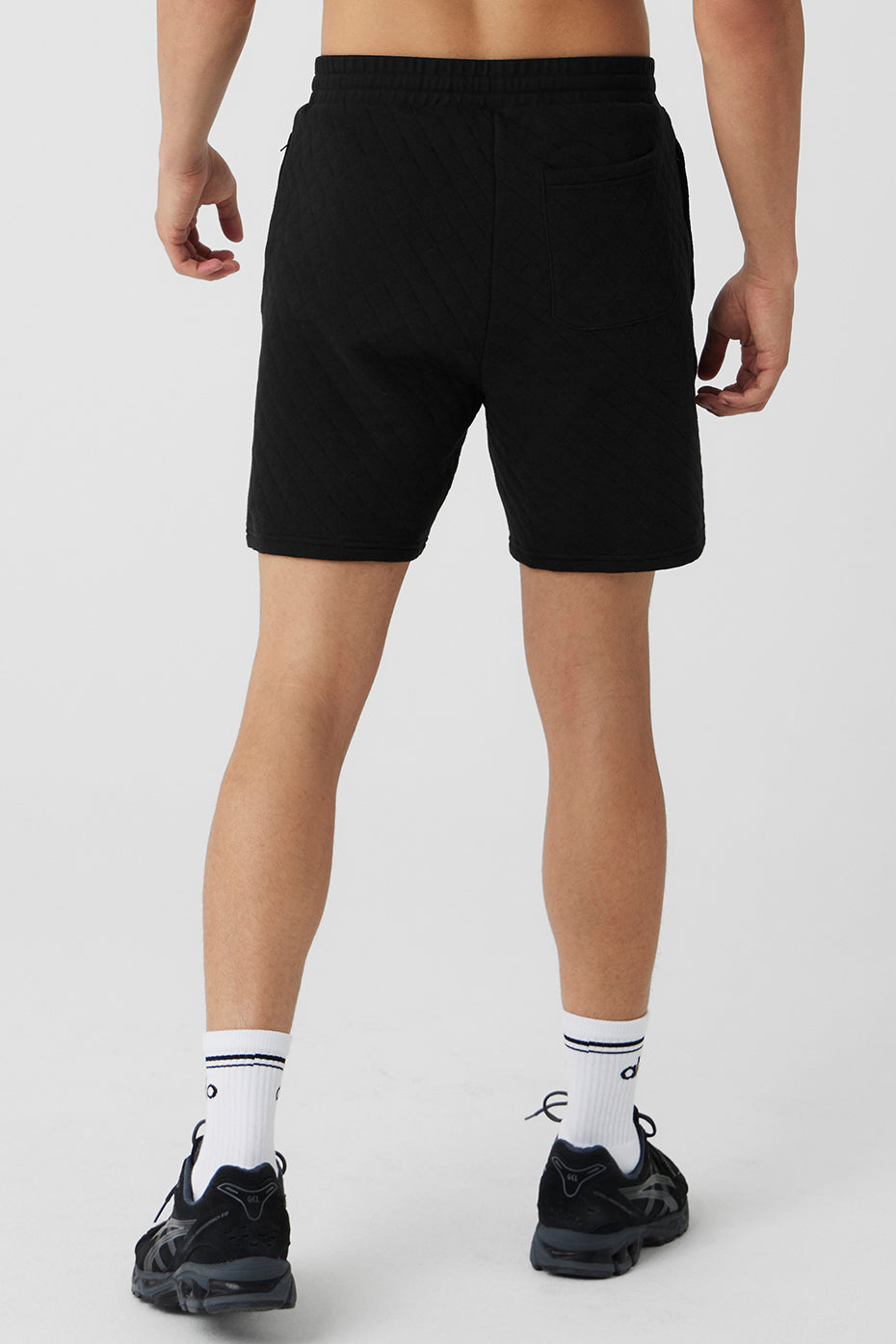 Quilted Stadium Short - Black - Image 2