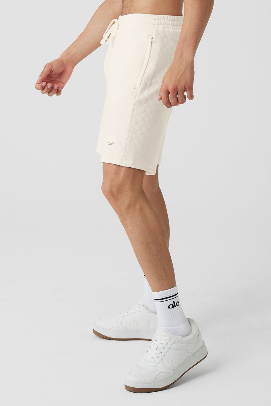 Quilted Stadium Short - Ivory - Image 3