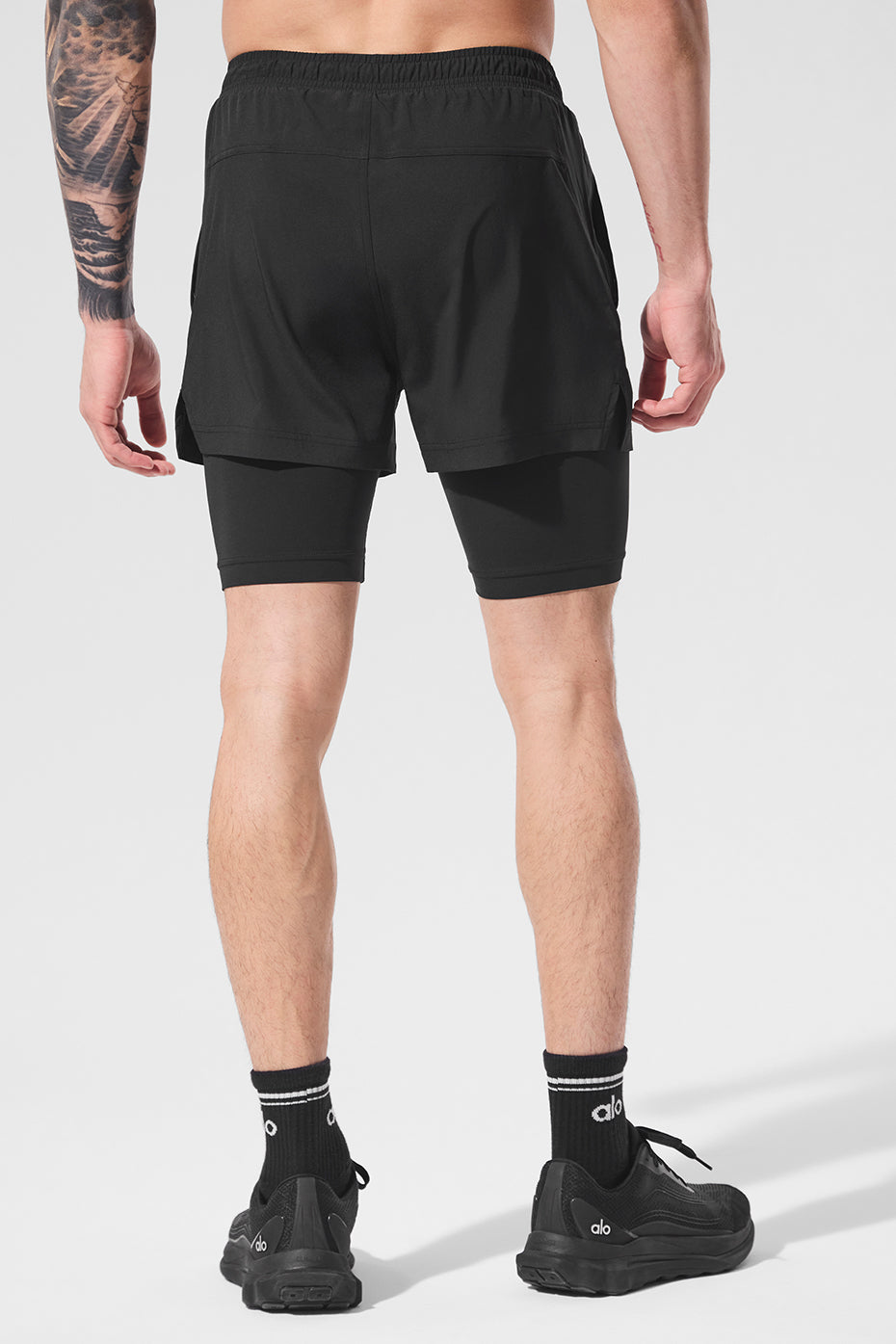 5 Revival 2-In-1 Short - Black/Black - Image 4