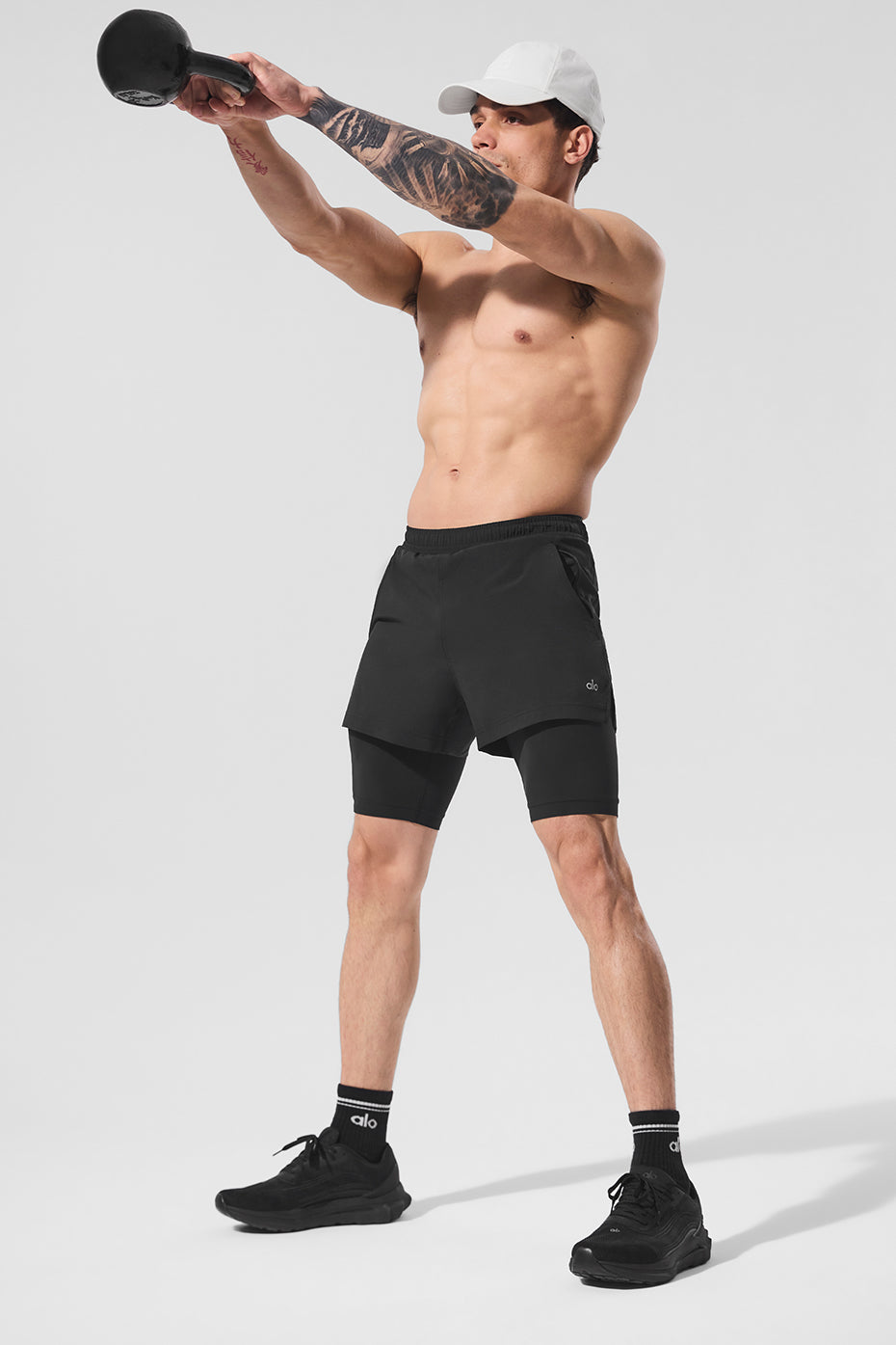 5 Revival 2-In-1 Short - Black/Black - Image 5