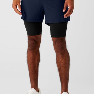 5 Revival 2-in-1 Short - Navy/Black