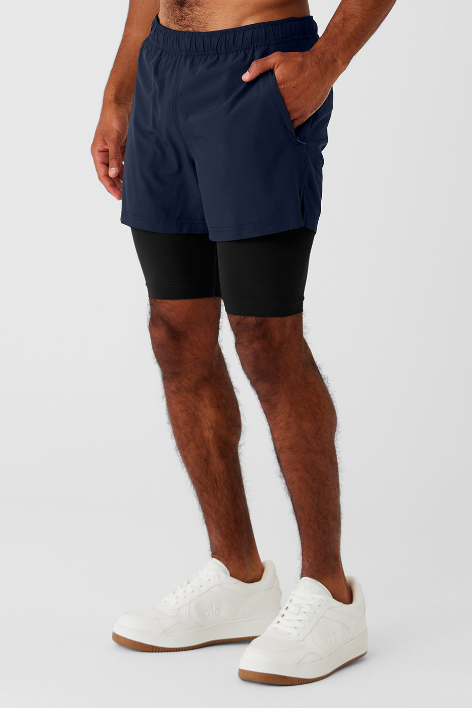 5 Revival 2-in-1 Short - Navy/Black - Image 3