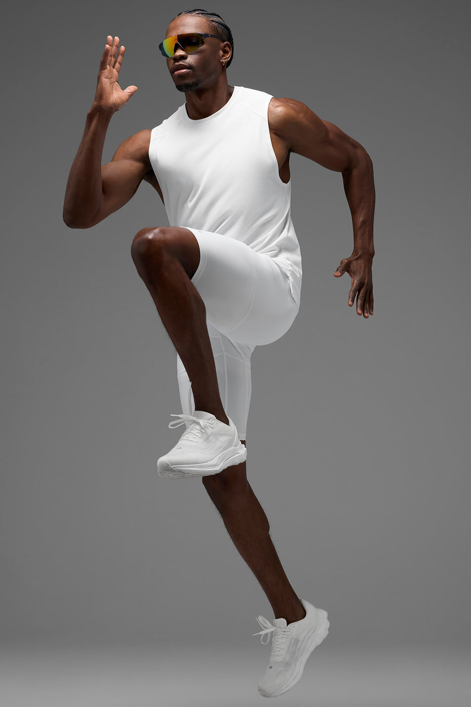 9 Flight Compression Short - White - Image 5