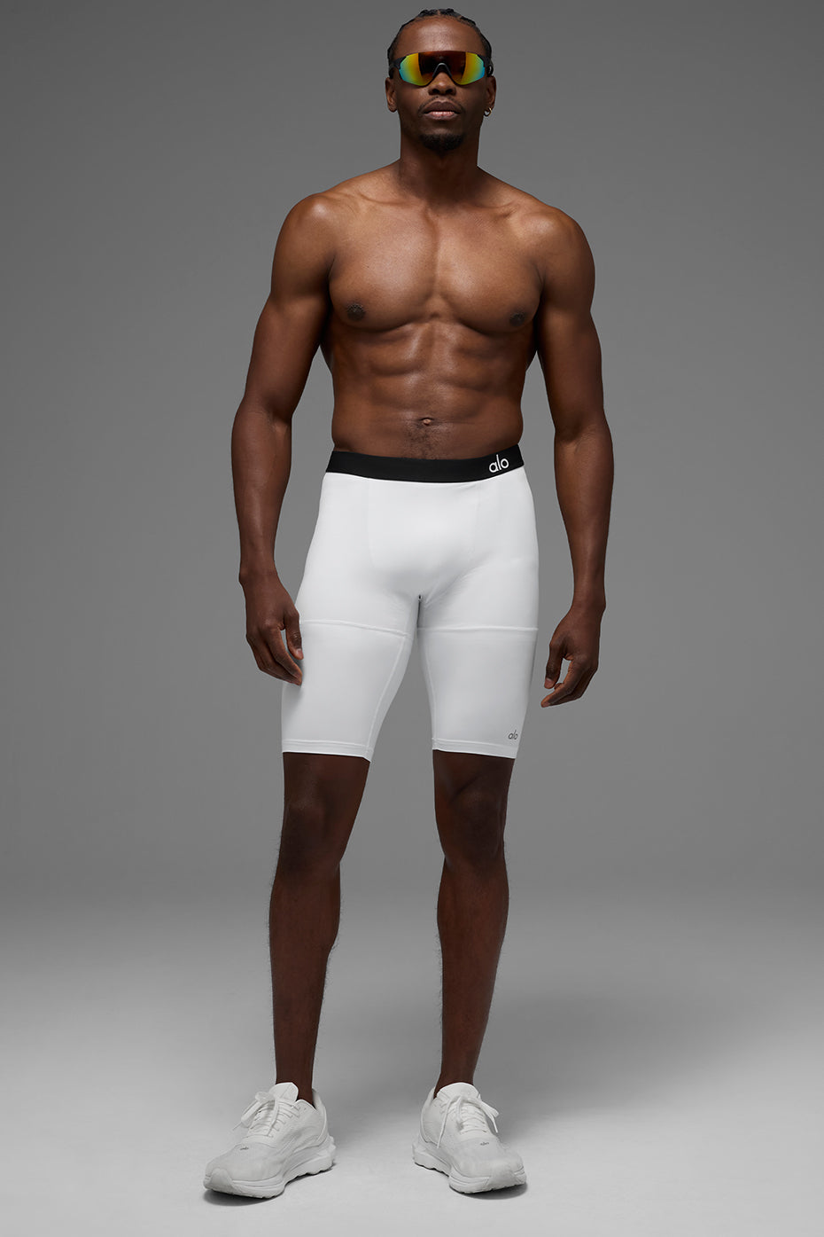9 Flight Compression Short - White - Image 4