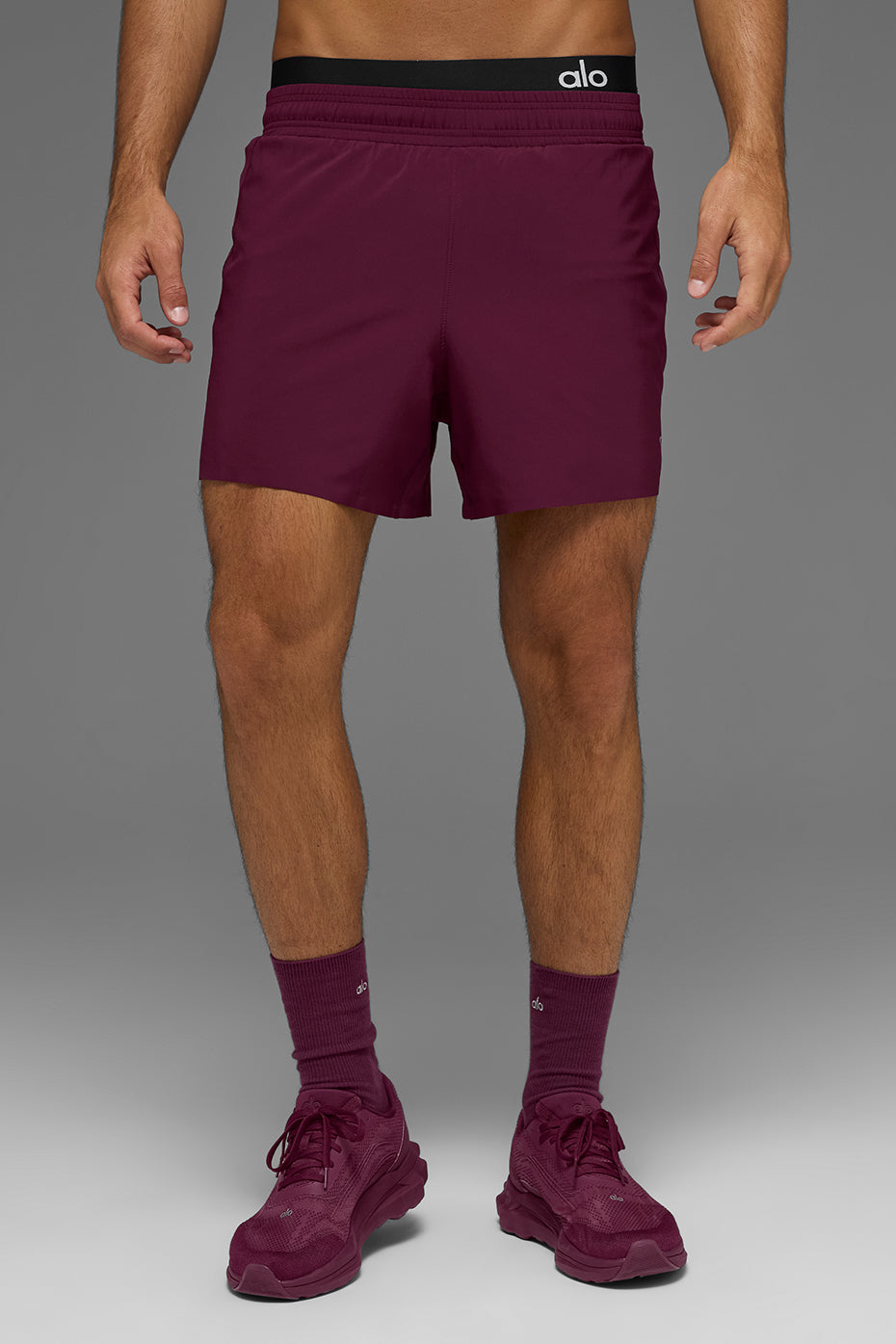 5 Adapt Running Short - Burgundy - Image 2