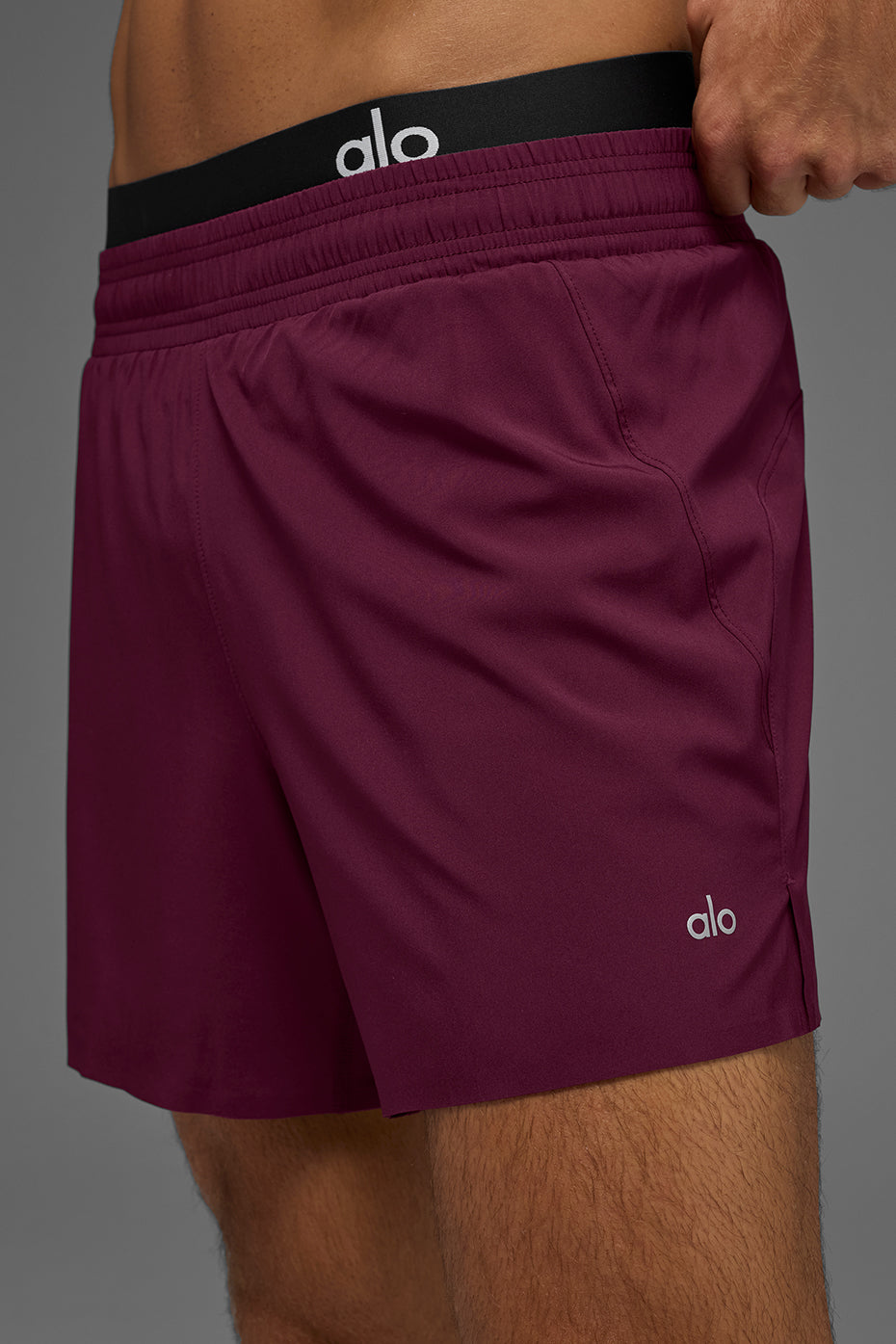 5 Adapt Running Short - Burgundy - Image 4
