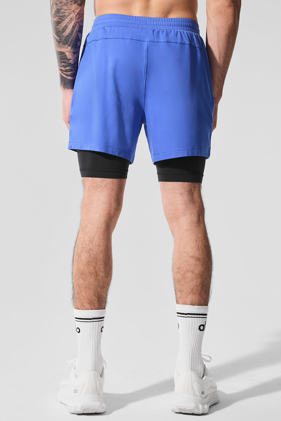Conquer React 2-In-1 Performance Short - Marathon Blue/Black - Image 3