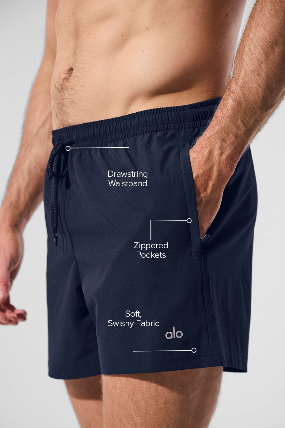 5 Circuit Short - Navy - Image 2