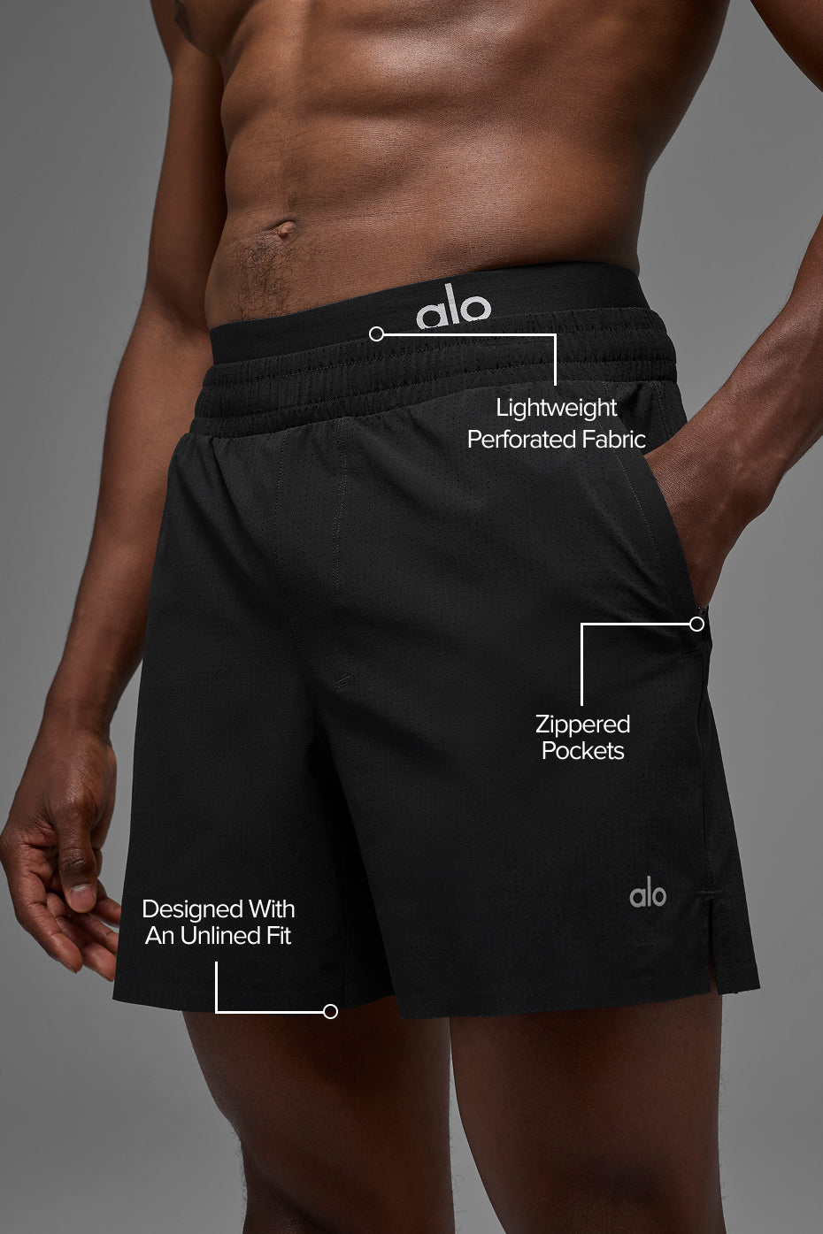 5 Traction Running Short - Black - Image 2