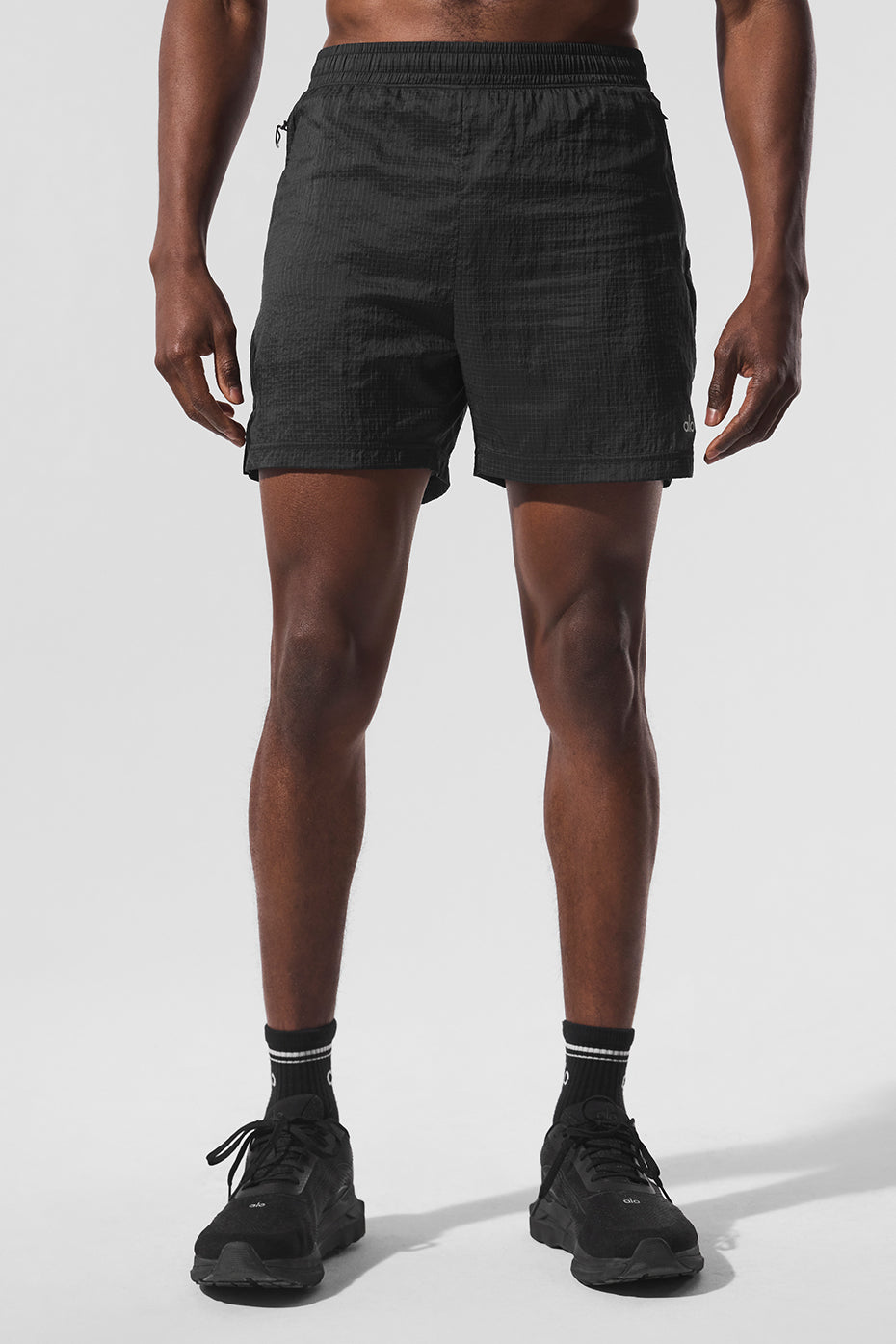 5 Game Time Ripstop 2-In-1 Short - Black/Black