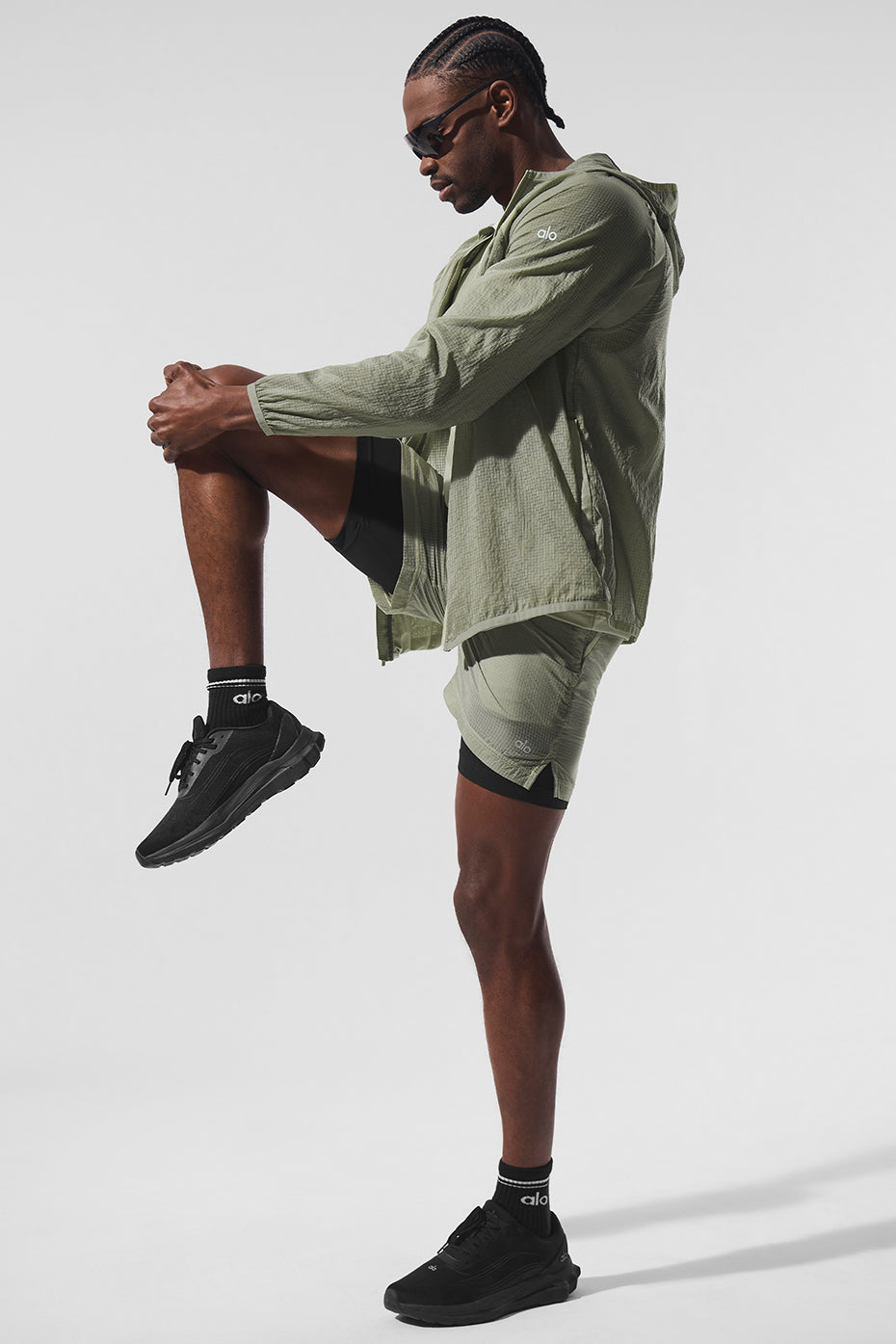 5 Game Time Ripstop 2-In-1 Short - Limestone/Black - Image 5