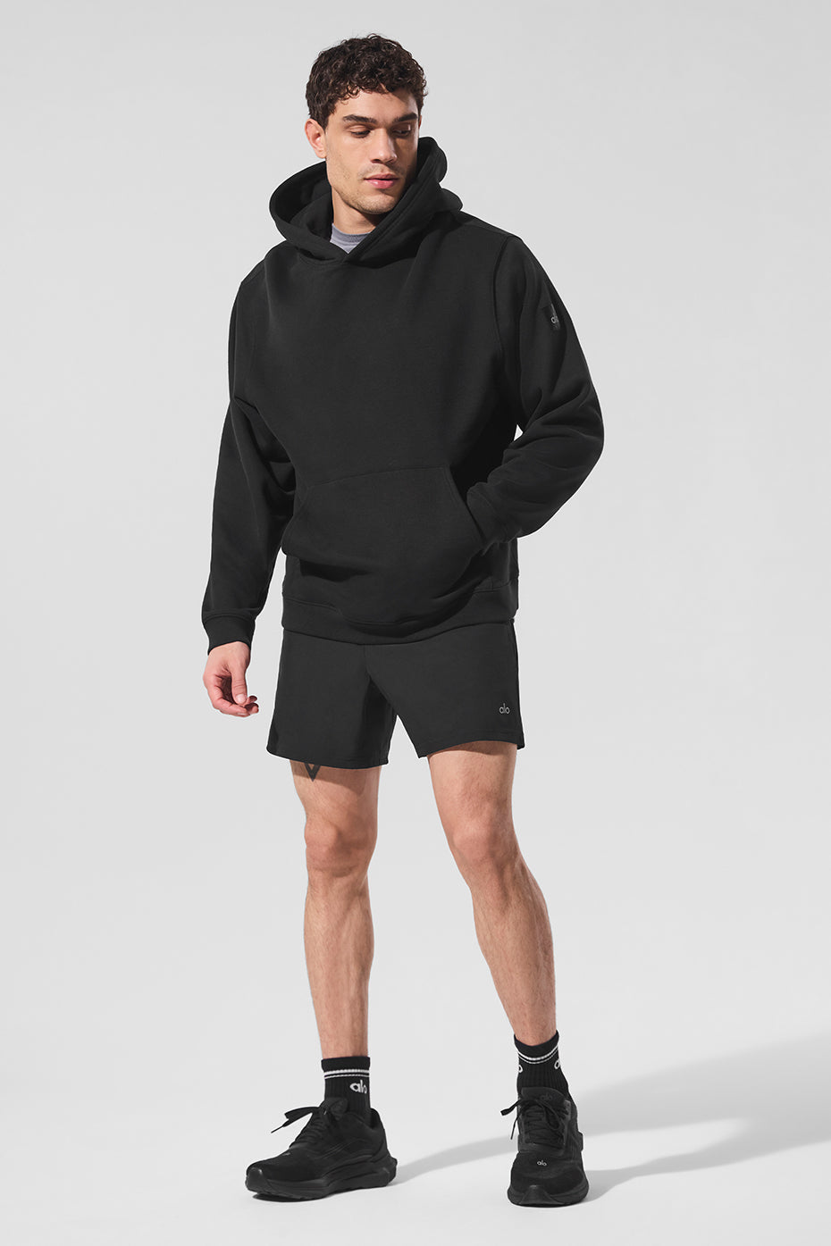Renown Heavy Weight Hoodie - Black - Image 4