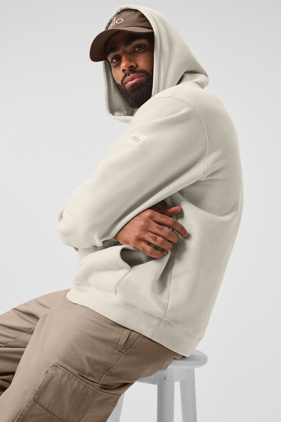 Renown Heavy Weight Hoodie - Bone - Image 3