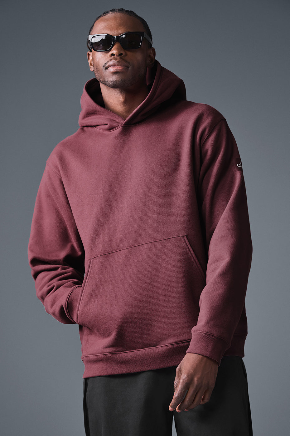 Renown Heavy Weight Hoodie - Burgundy Truffle - Image 3