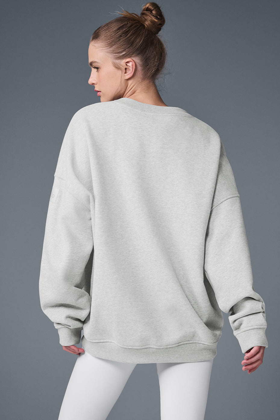 Renown Heavy Weight Crew Neck Pullover - Athletic Heather Grey - Image 2