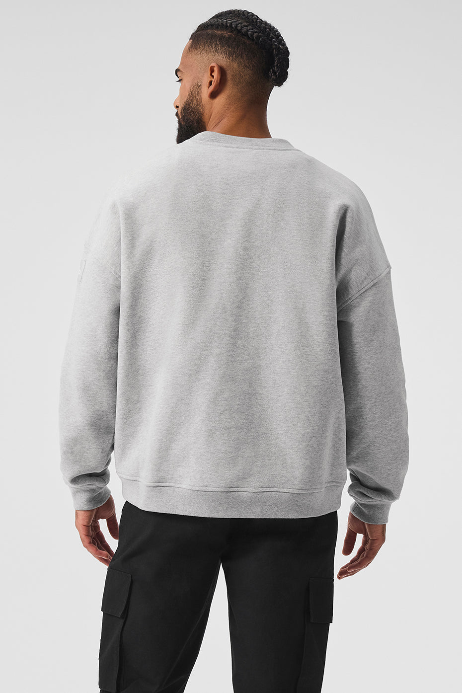 Renown Heavy Weight Crew Neck Pullover - Athletic Heather Grey - Image 2