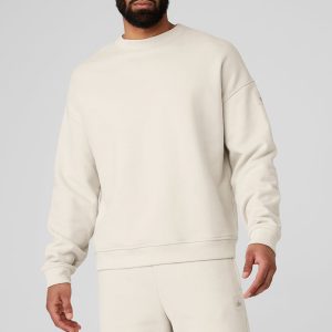 Renown Heavy Weight Crew Neck Pullover - Bone