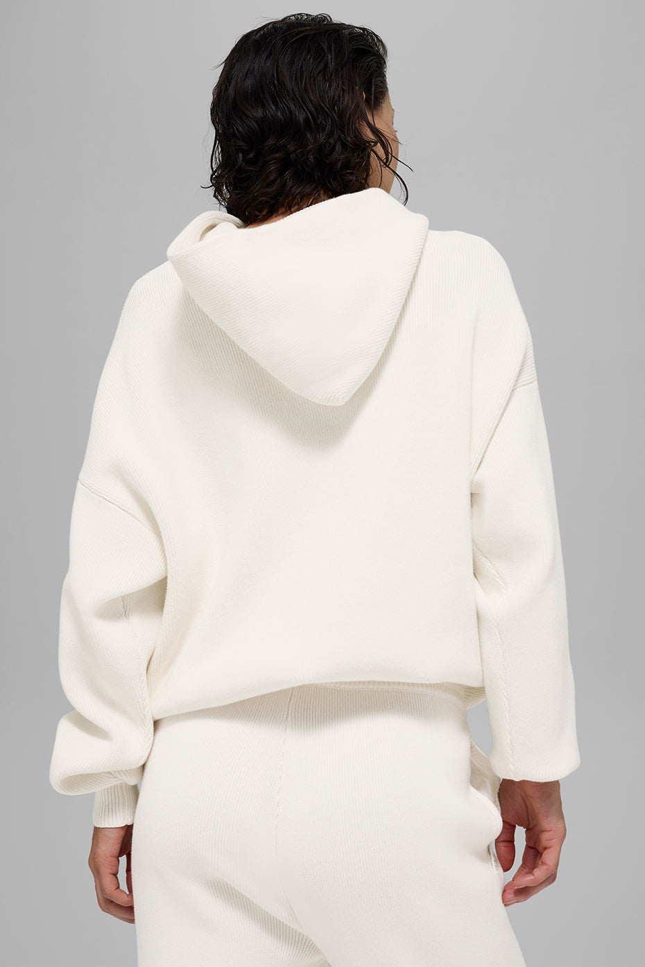 Scholar Hooded Sweater - Ivory - Image 2