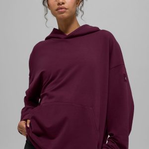 Double Take Hoodie - Burgundy