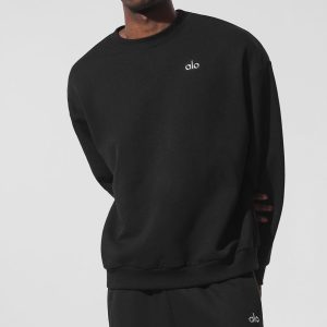 Accolade Crew Neck Pullover - Black
