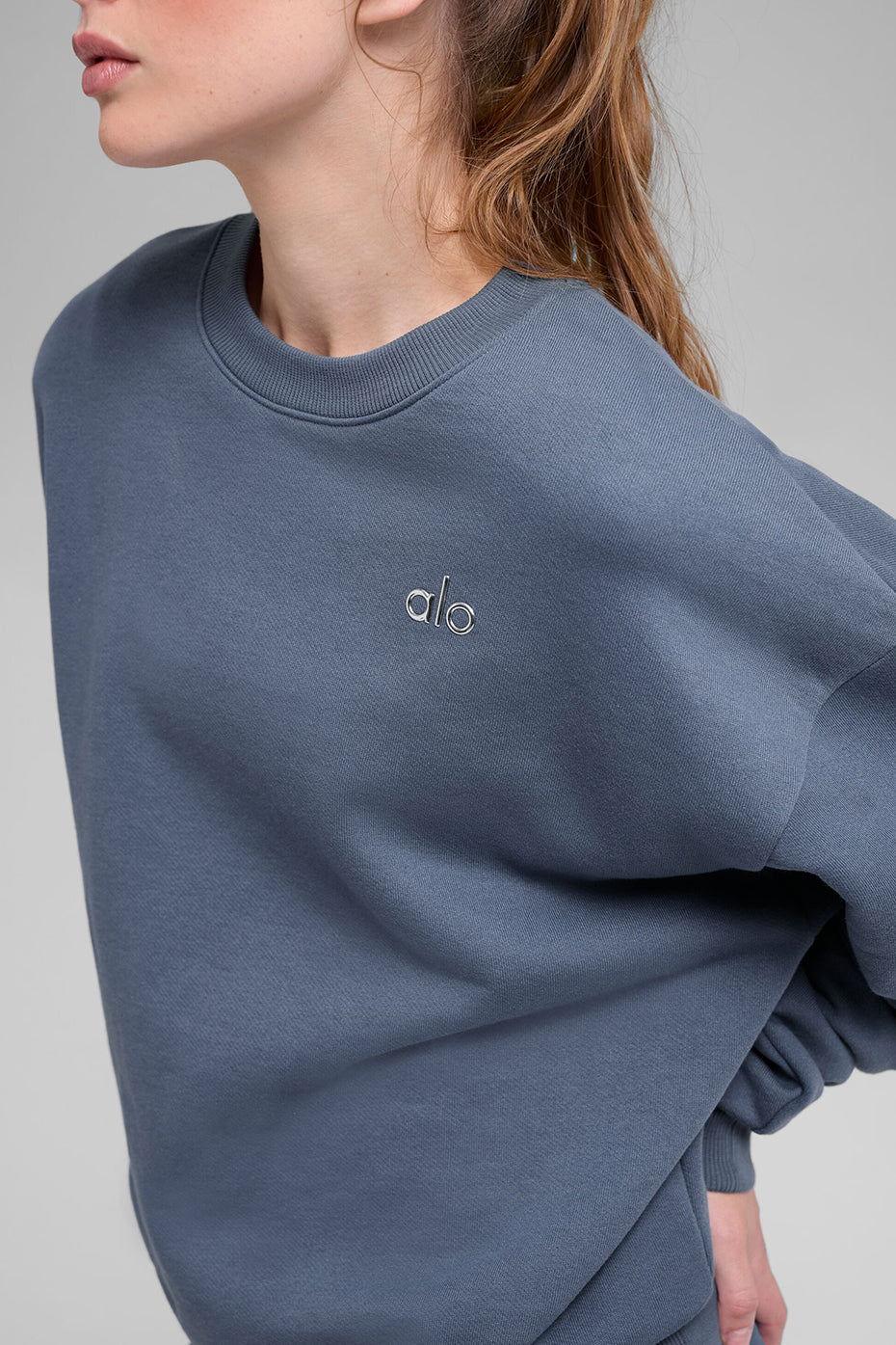 Accolade Crew Neck Pullover - Bluestone - Image 2