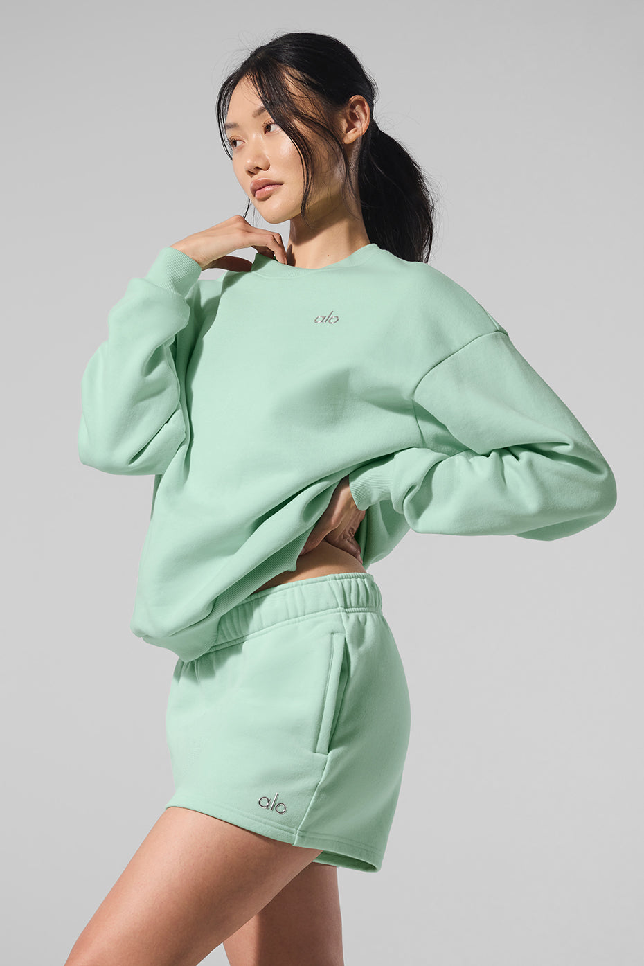 Accolade Crew Neck Pullover - Spearmint - Image 4