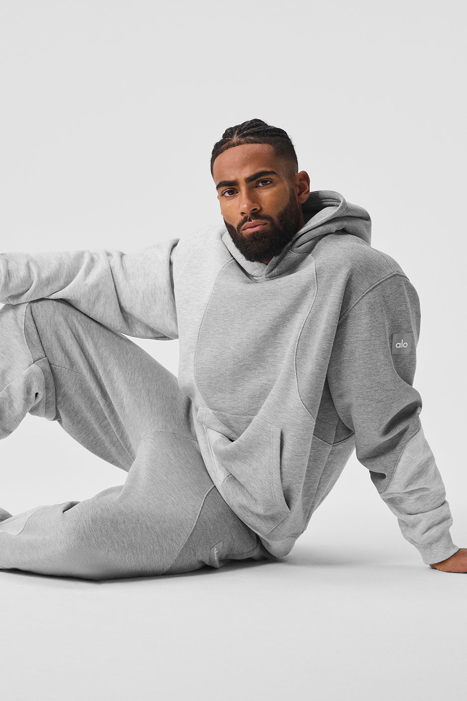 Make Waves Hoodie - Athletic Heather Grey Tonal - Image 6