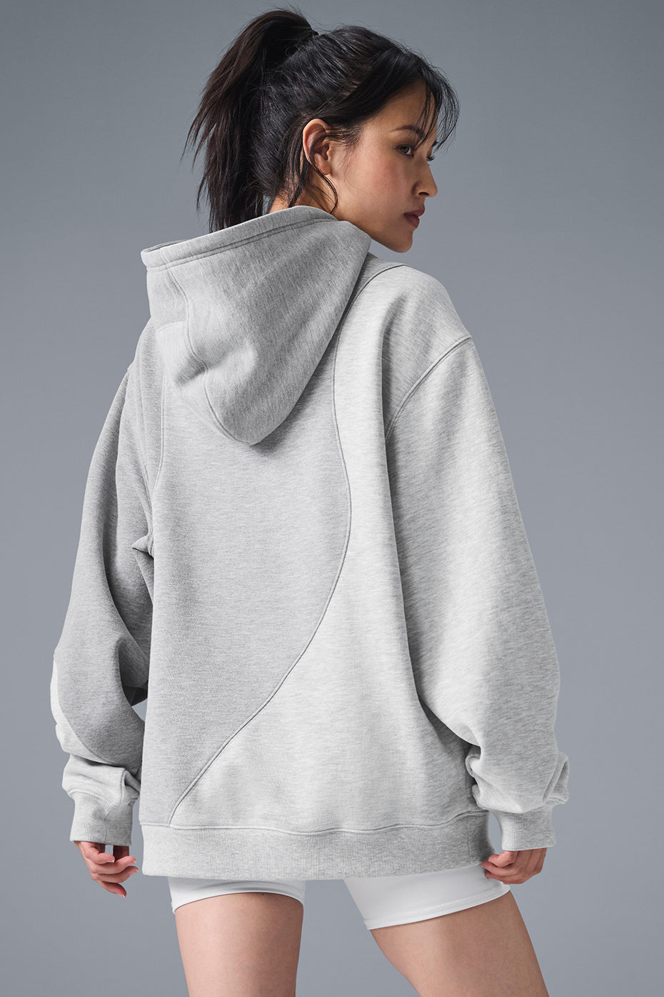 Make Waves Hoodie - Athletic Heather Grey Tonal - Image 2
