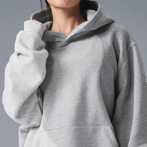 Make Waves Hoodie - Athletic Heather Grey Tonal