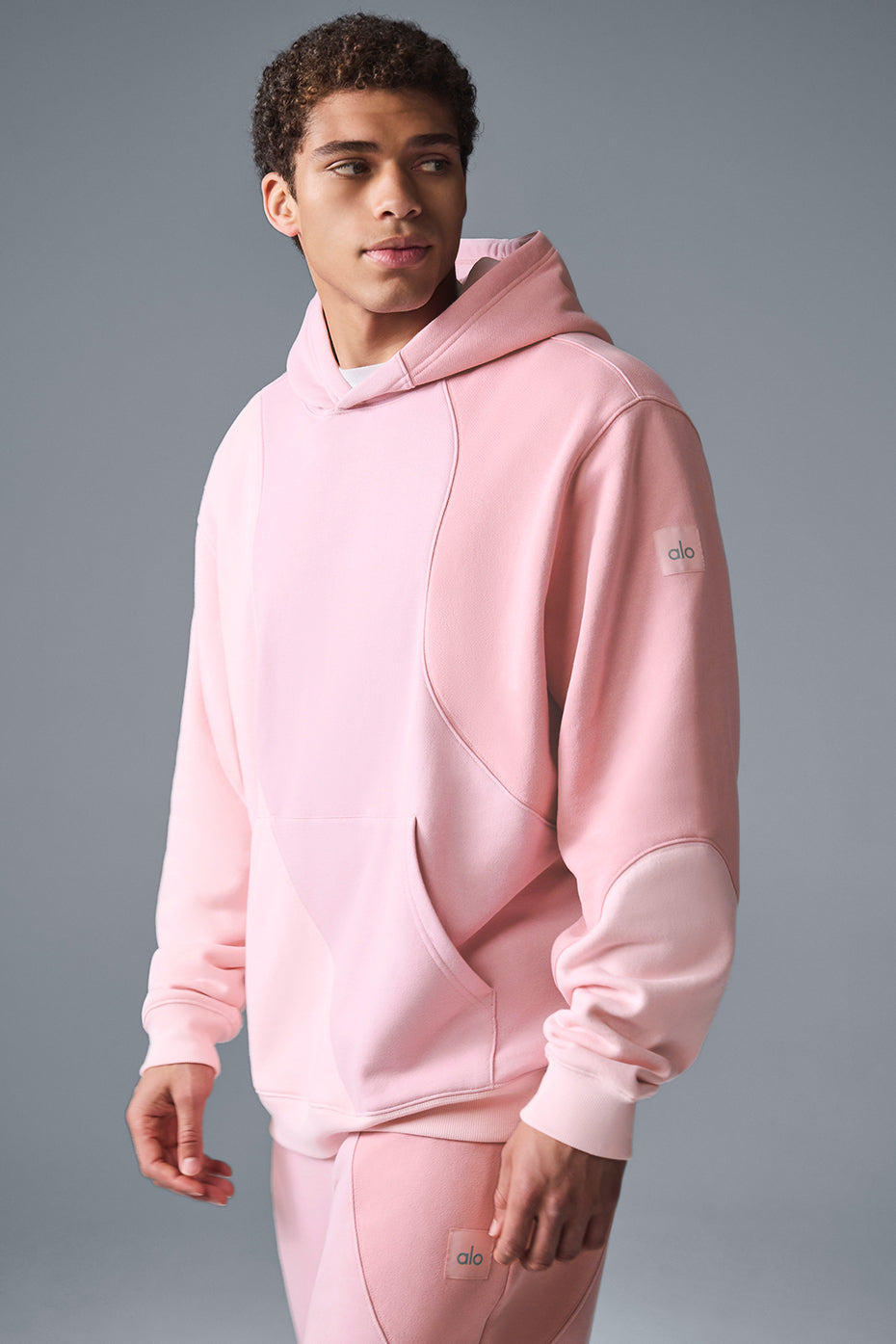 Make Waves Hoodie - Sunset Pink Tonal - Image 2