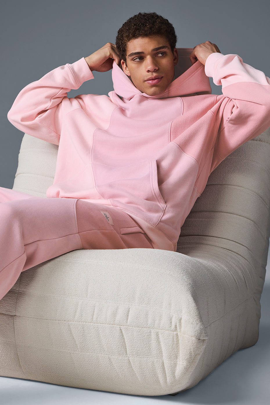 Make Waves Hoodie - Sunset Pink Tonal - Image 4