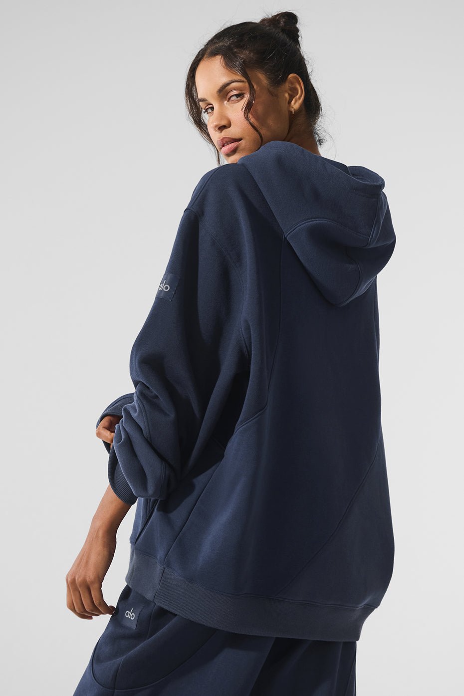 Make Waves Hoodie - Navy Tonal - Image 2