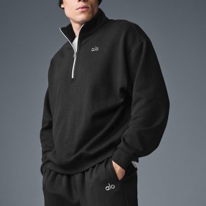 Accolade 1/4 Zip Pullover - Black