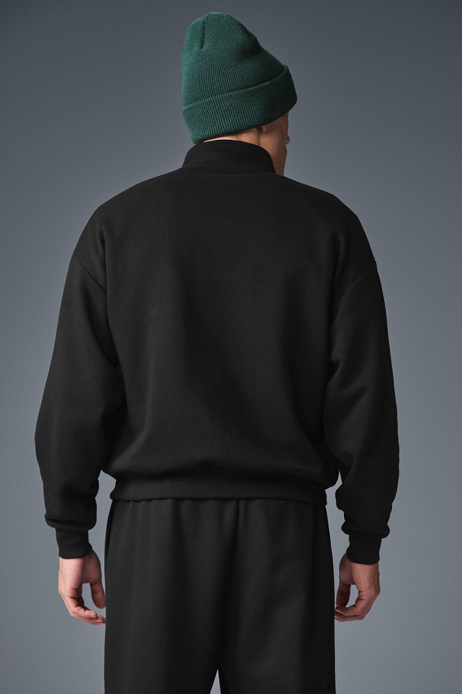 Accolade 1/4 Zip Pullover - Black - Image 2