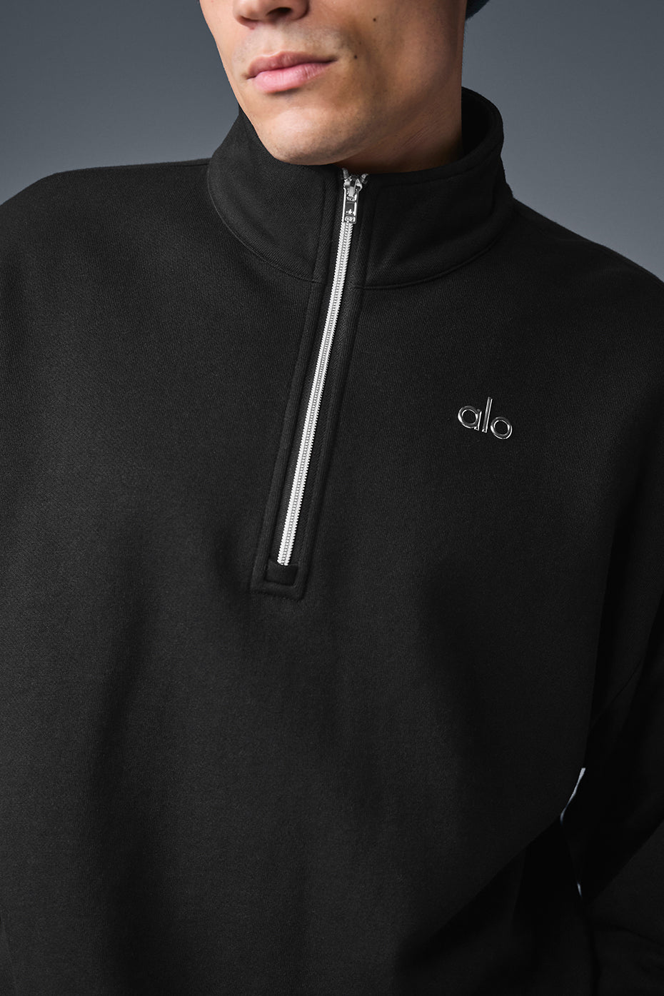 Accolade 1/4 Zip Pullover - Black - Image 4