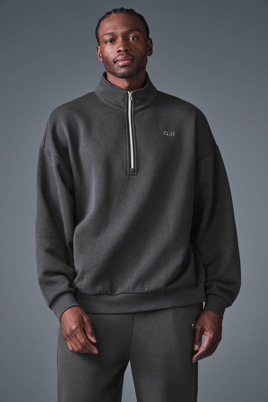 Accolade 1/4 Zip Pullover - Anthracite