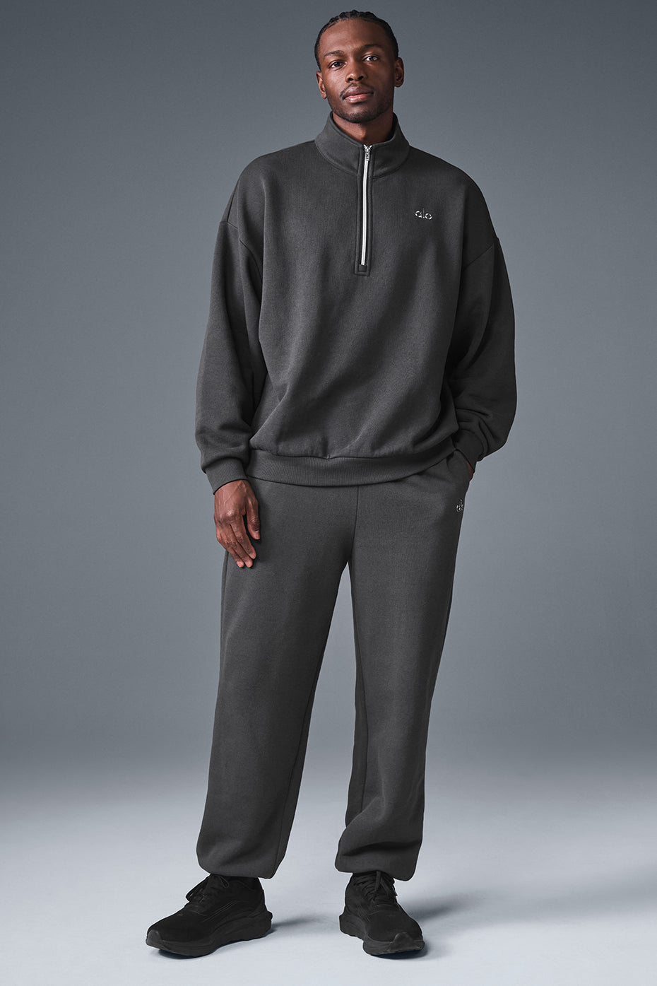 Accolade 1/4 Zip Pullover - Anthracite - Image 5