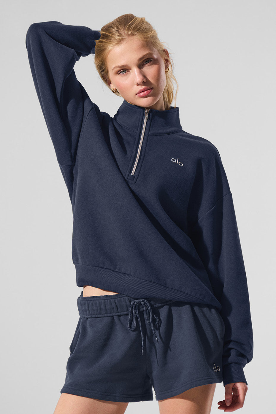 Accolade 1/4 Zip Pullover - Navy - Image 5