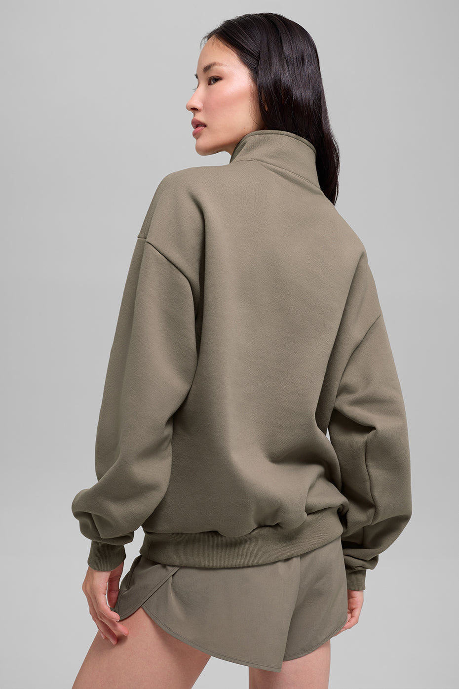 Accolade 1/4 Zip Pullover - Light Cocoa - Image 3