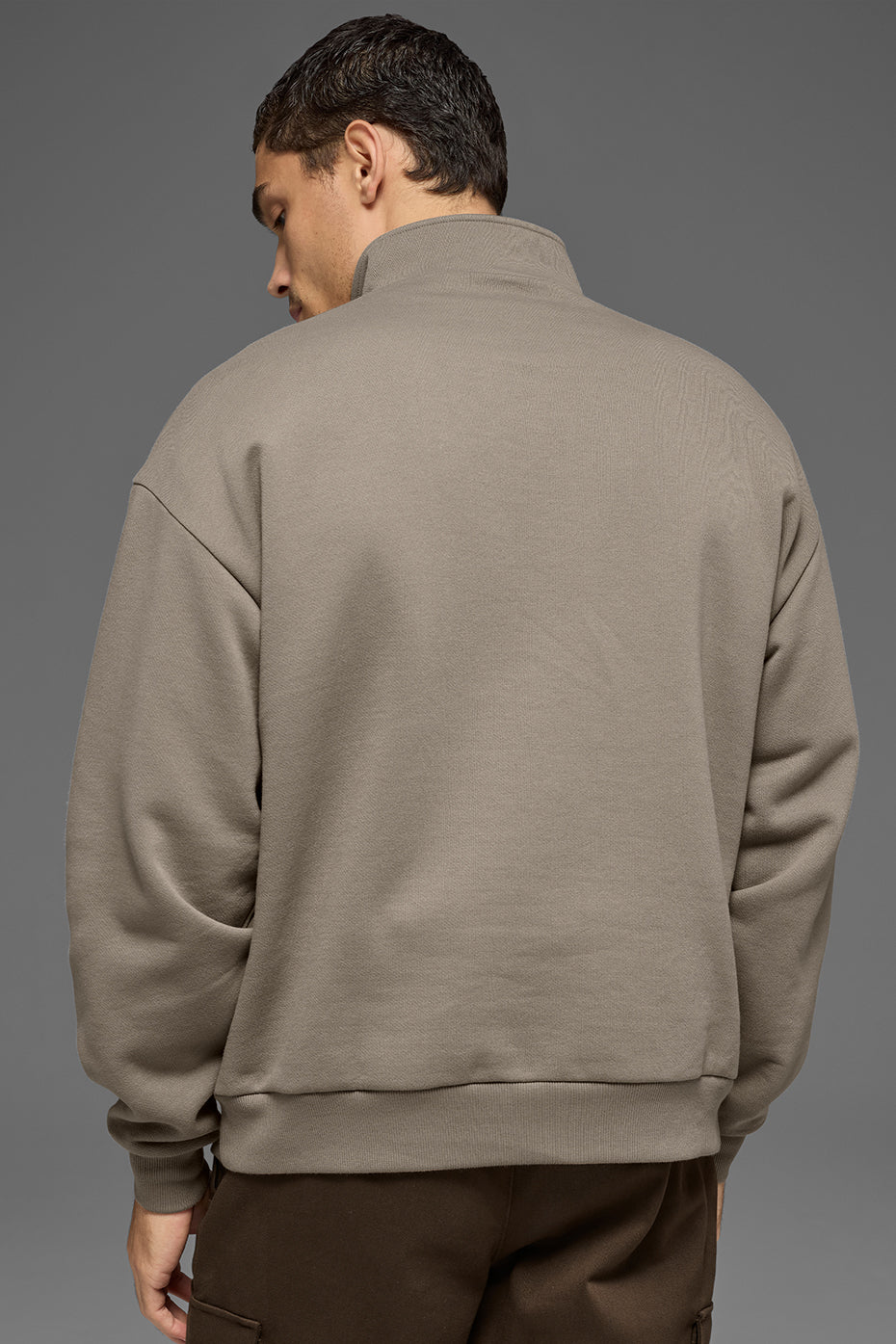 Accolade 1/4 Zip Pullover - Light Cocoa - Image 3