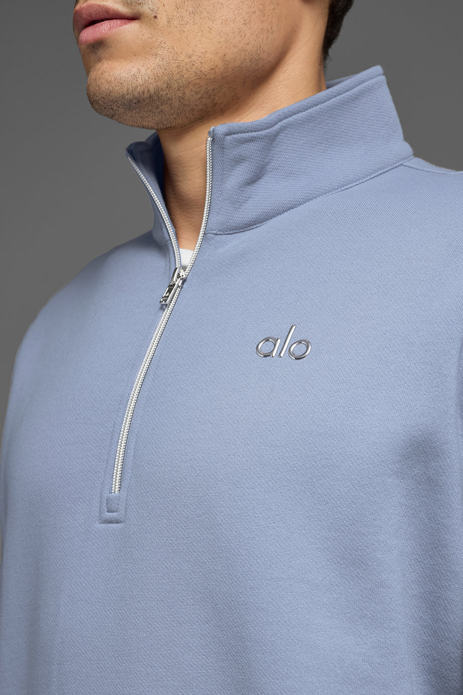 Accolade 1/4 Zip Pullover - Winter Frost - Image 2