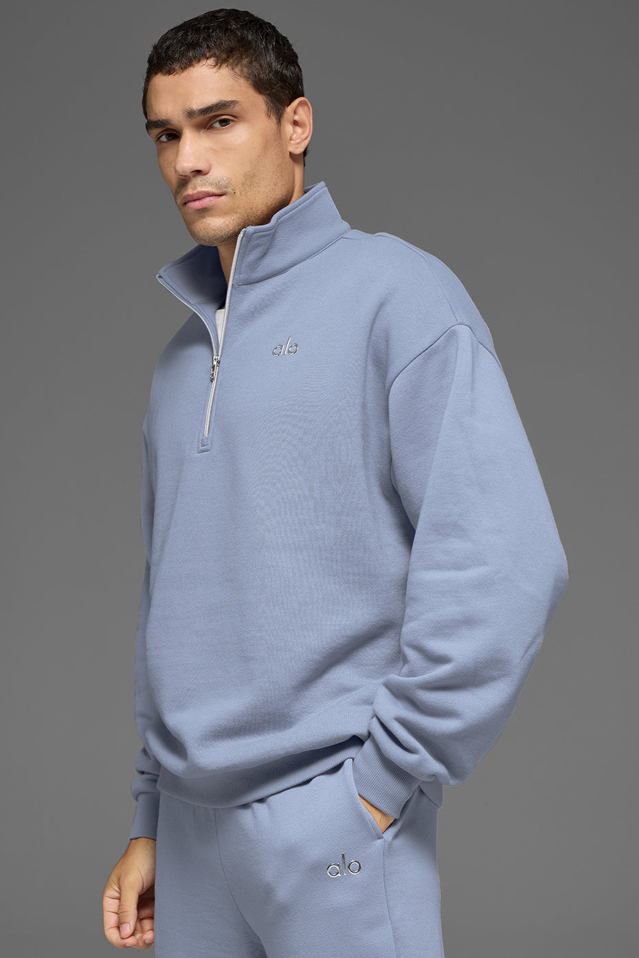 Accolade 1/4 Zip Pullover - Winter Frost - Image 4