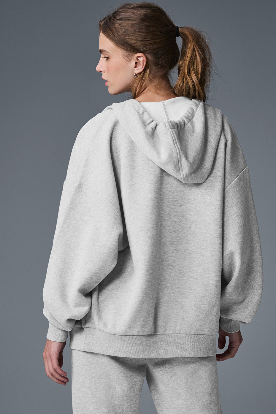 Accolade Full Zip Hoodie - Athletic Heather Grey - Image 5
