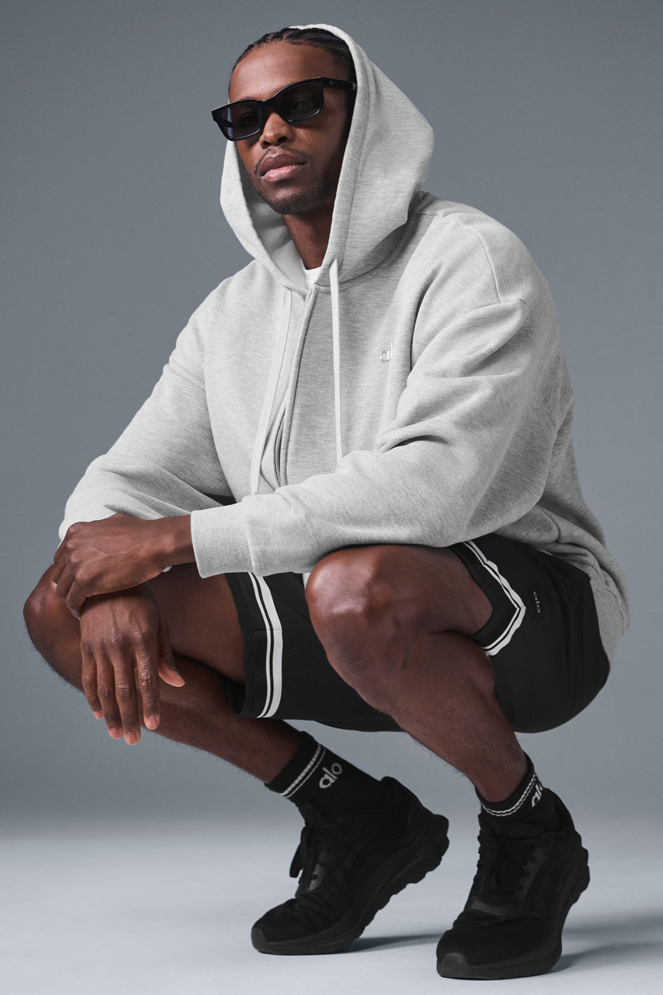 Accolade Full Zip Hoodie - Athletic Heather Grey - Image 4